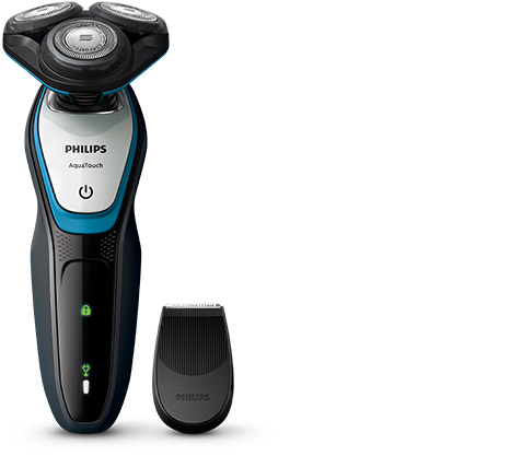 a shaver with accessories